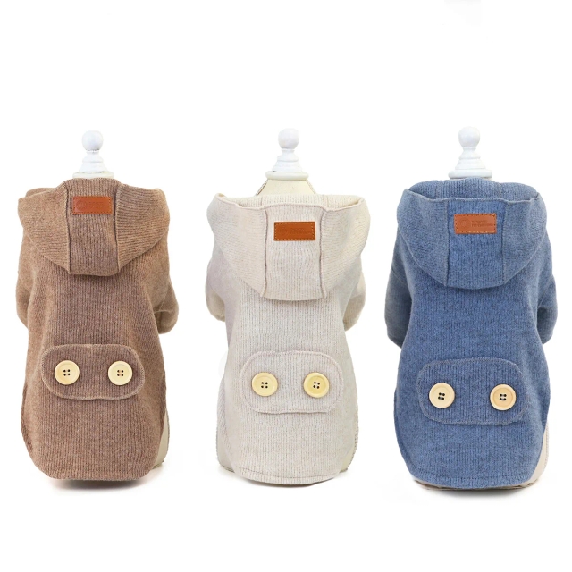 Autumn/Winter Classic Style Korean Cotton Eco-friendly New Year's Holiday Coat for Dogs JBL Dog Clothing with Letter Pattern