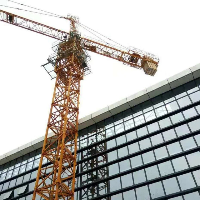 Zoomlion Building Construction Machine 6 Ton 8 Ton Flat-top Tower Crane Used Erecting Tower Crane
