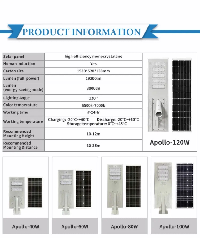 Aluminum Ip66 2000 Watt Ip65 High Lumens Remote Control 1000 Watt Light Lamp Outdoor Split All in One Solar Street Light