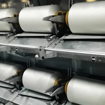 Factory Supply Virgin Raw White Core Spun Polyester Spandex PBT Filament Yarn 55D/24F 75D/24F Nylon Fiber for Filling Spinning