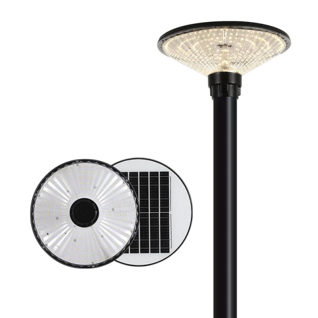 120W Outdoor Solar Garden Light High Brightness LED Street Lamp Head for Park ABS Body IP65 Rated