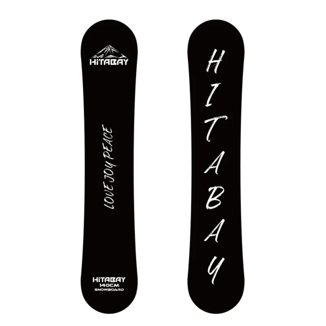 BLUEBAY Skiing Black Snowboard Double Camber Snowboard Ski Carving Snowboards & Skis